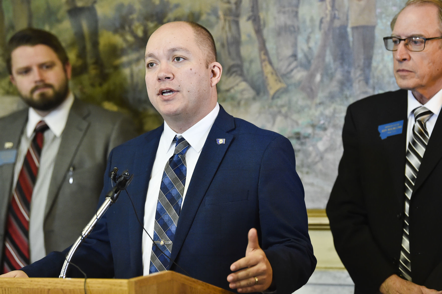 House Minority Leader Casey Schreiner, D-Great Falls,
